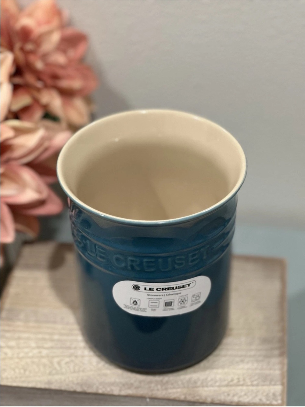 "Deep Teal" LE CREUSET Utensil Crock New 1L, 25cm Rect Dish, 10cm Mini
Cocotte - Picture 4 of 12